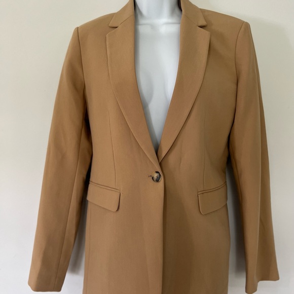 Zara light camel classy blazer jacket M NEW⭐️ - Picture 15 of 16